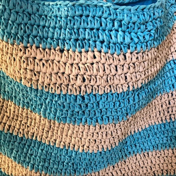 Charming Charlie Straw Tote Bag - Picture 2 of 3